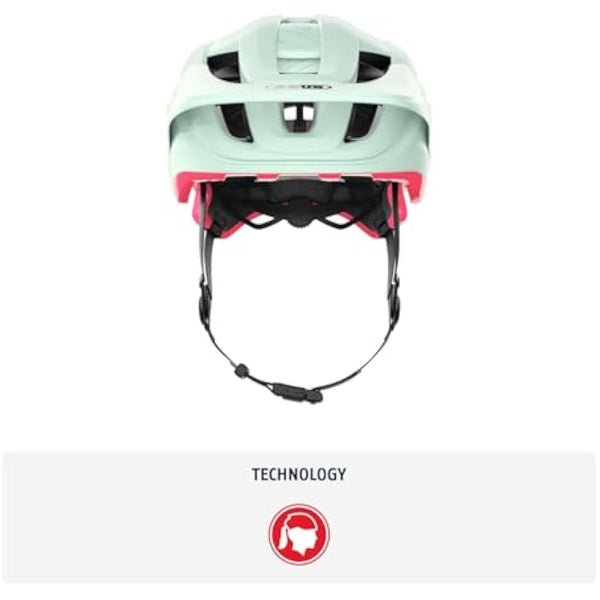 ABUS CliffHanger MTB helmet - bike helmet for demanding trails - with large ventilation openings & TriVider strap system - for men and women