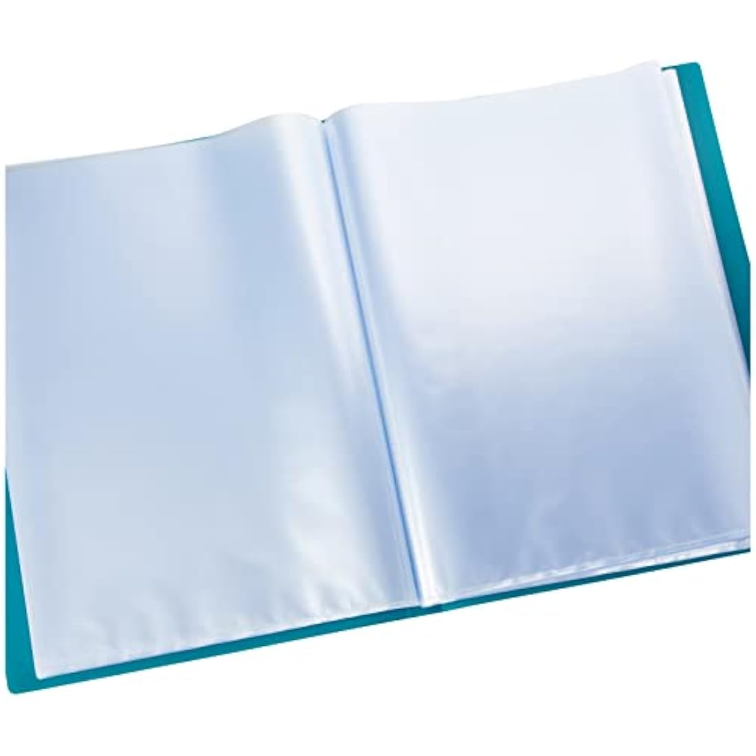 Exacompta - Ref 85103E - Soft PP Display Book - Suitable for A4 Documents, Made from Polypropylene, Lightweight, 100 Pockets, 200 Viewing Pages - Green Cover