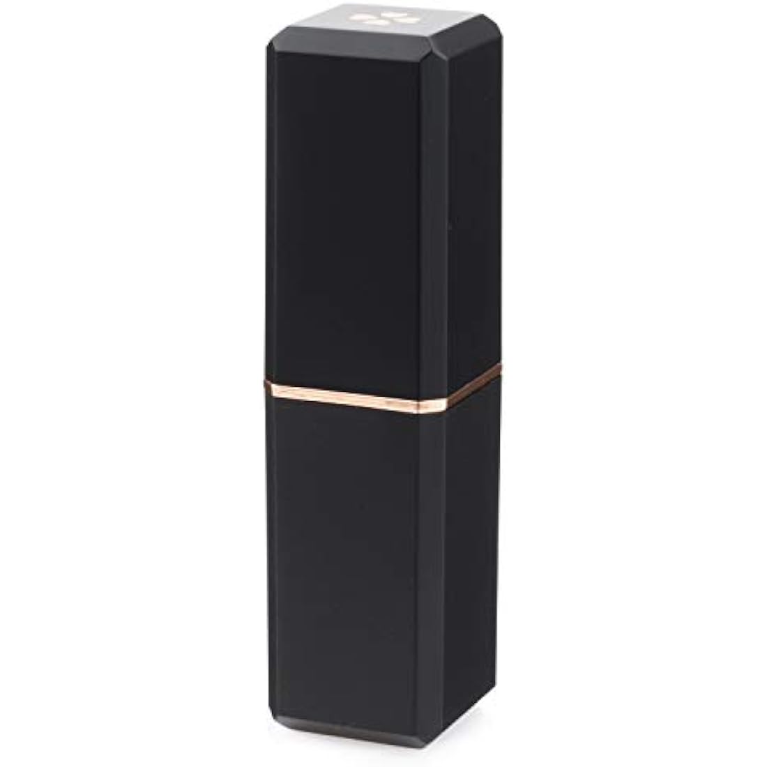 Allwon 10Pcs Black Empty Lipstick Tubes DIY Lip Balm Container (Square Tube)