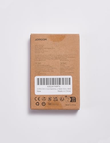 JOYROOM 6 Pack Cable Tidy Clips Cord Organiser Magnetic Cable Management Self Adhesive Wire Holder for Desk, Nightstand, Charging Cables, HDMI, USB, Audio Cable, Office, Home, White