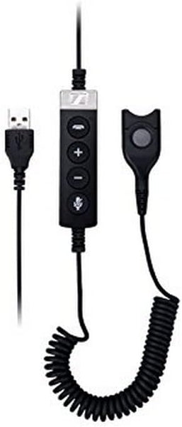 EPOS USB-ED CC 01 MS - Microsoft Teams Certified Adapter Cable, USB to Easy Disconnect, Compatible with Impact 600 and 200 Series