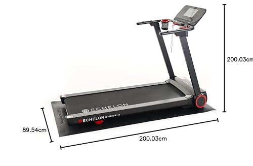 Echelon Fitness Protective Indoor Treadmill Mat: 35.25"W x 78.75"L Black