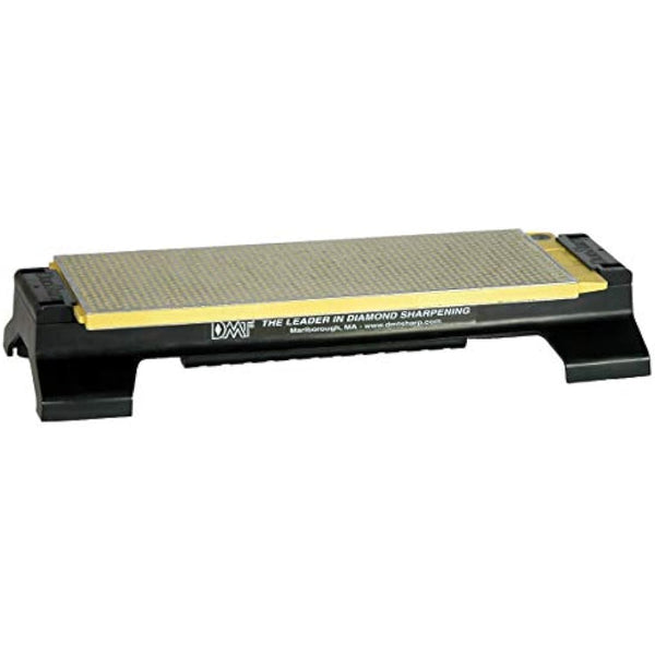 DMT W250CX-WB 10-Inch Coarse/Extra-Coarse DuoSharp Bench Stone with Base - Black