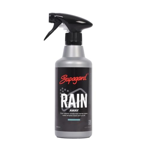 Supagard RainAway – Water Repellent Glass Treatment for Cars – Rain Repellent Spray for Improved Visibility in All Weather – Long-Lasting Protection for Exterior Glass Surfaces