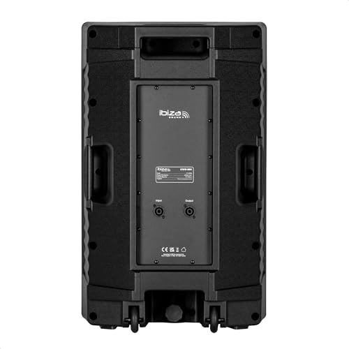 Ibiza - XTK8A-MKII- Active 8"/20cm SONO Speaker- 25mm Compression Tweeter- Bass Reflex System- USB, SD, Bluetooth- TWS- Handle and Wheels- NEW VERSION- Black- Parties, events,clubs,conferences,karaoke