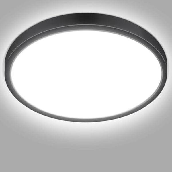 hepside LED Ceiling Light,3000K/4000K/6500K 3 Color Temperature, Waterproof IP54 LED Ceiling Lamp, Modern,Round Flush Ceiling Light for Bathroom, Living Room,Bedroom, Kitchen, Hallway, Office