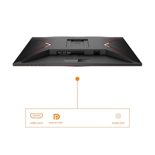 AOC Gaming 25G3ZM/BK - 24.5" 240Hz FHD Monitor, 0.5ms MPRT, FreeSync Premium (1920x1080, HDMI 2.0 x 2, DisplayPort 1.2 x 1, Headphone out (3.5mm)) black/red