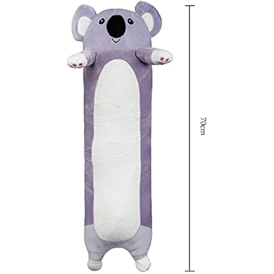 IPENNY 28inch Long Cute Koala Doll Plush Cuddly Toy Sleeping Buddy Pillow Super Soft Stuffed Animals Toy Snuggly Playtime Companions for Kids Valentines Girlfriend