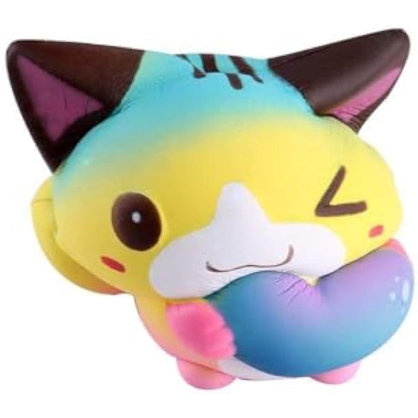 Anboor Squishies Cat Love Heart Kawaii Soft Squishy Slow Rising Scented Animal Squishies Stress Relief Toys Prime Collection Present Easter Basket Stuffers1PCS