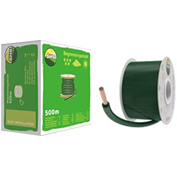 500 m Boundary Cable for Robotic Lawnmowers, Lawn Mowers, Accessories Set, Boundary Wire for Search Cables, Compatible with Gardena/Bosch/Husqvarna/Worx/Honda/Robomow/Diameter 2.7 mm