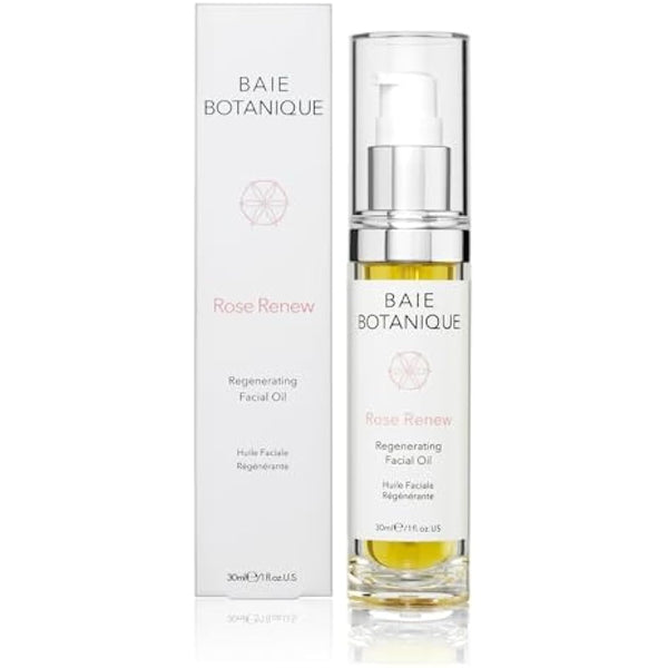 Baie Botanique Anti-Ageing Facial Oil 30ml - Rose Absolute, Camelia, Borage, Evening Primrose, Abyssinian & Amla Oil - 100% Natural, 90% Organic