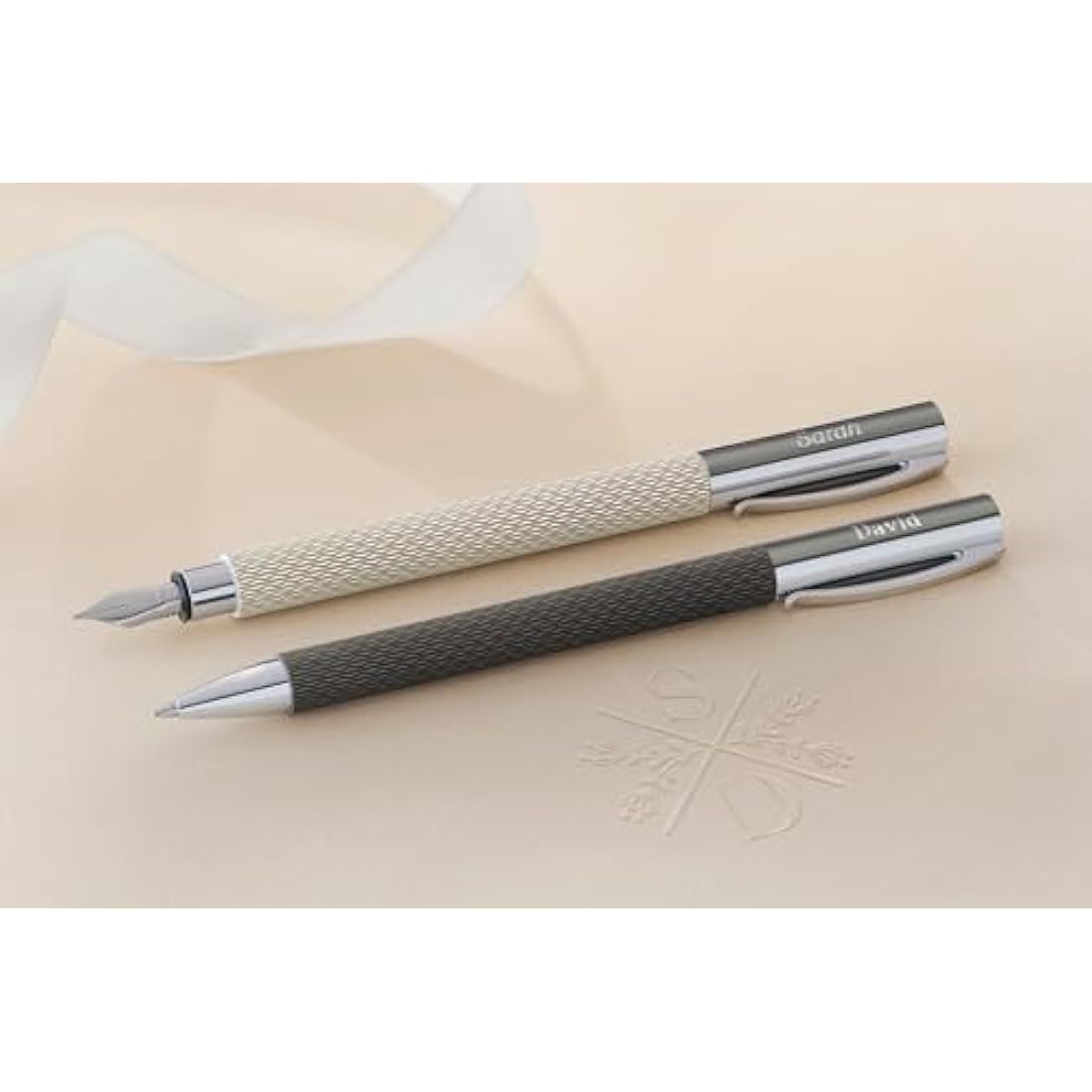 Faber-Castell F147055 Ambition Opart Ballpoint Pen - Black Sand