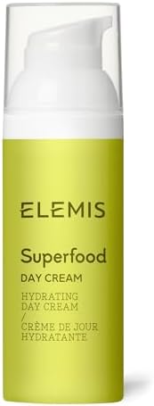 ELEMIS Superfood Day Cream 50ml – Prebiotic Moisturiser for Radiant, Healthy-Looking Skin – Hydrating Daily Face Cream with Antioxidants – For All Skin Types