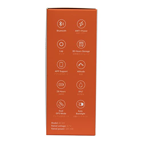 COOSPO ANT+ GPS Wireless Bike Computer with Bluetooth, Multifunction ANT+ GPS Bike Computer with 2.4 Inch LCD Display, Bike Speedometer with Automatic Backlight IP67