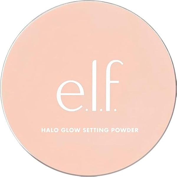 e.l.f. Halo Glow Soft Focus Setting Powder, Light & Silky Setting Powder For Creating Soft Glow Without Shine, Smooths Pores & Fine Lines, Dark