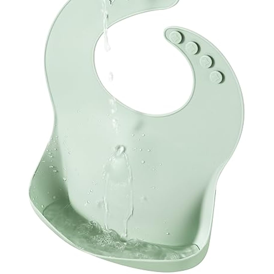 PandaEar 3 Pack Silicone Bibs for Babies & Toddlers, Waterproof Baby Bibs 6-12-18 months for Weaning, BPA Free Adjustable Baby Feeding Bib with Large Pocket Food Catcher