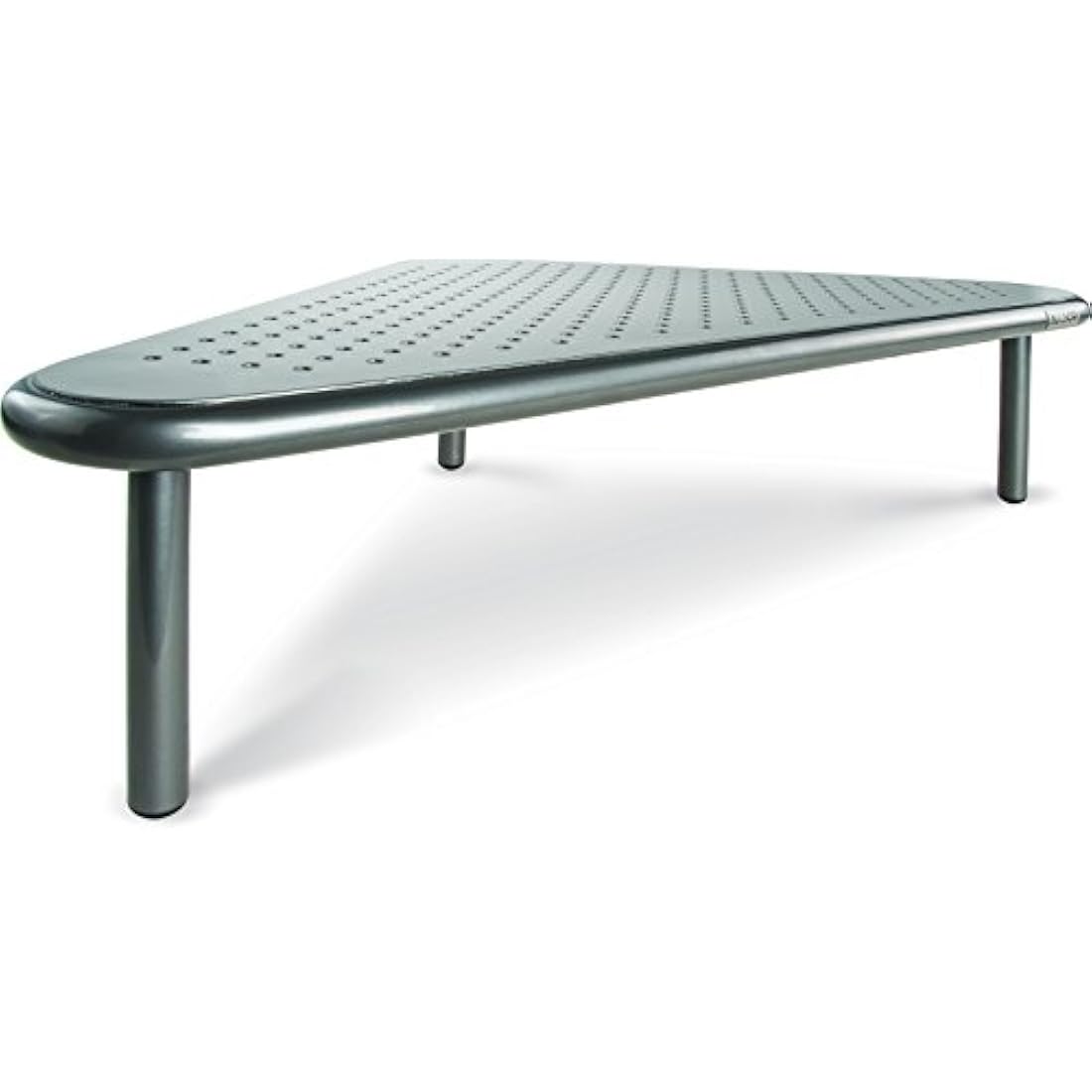 Allsop Metal Art Corner Monitor Stand, Holds 18kg (40 lbs), Great for Small Offices - Silver (06478)