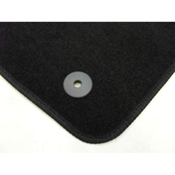 Fully Tailored Deluxe Car Mats to fit Vauxhall Insignia 2017-onwards - 4 Piece - Black Carpet - Black Trim - Heavy Duty Heel Pad - 20-4024