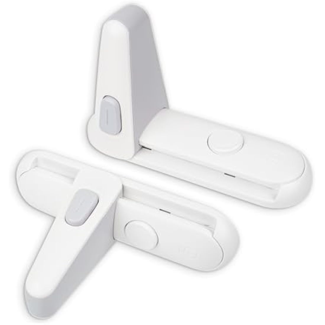Door Handle Lock, 2 pcs, White, for Children and Pets, Prevents Opening of Doors, Child Proof Door Lock, Toddler Door Latch, Baby Safety Door Blocker, Childproof Door Lever Lock, Babyproofing Door