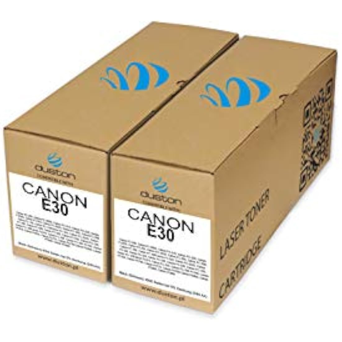 2x E30, 1491A003BA Regenerated black toner cartridge Duston, compatible with Canon FC120 FC200 FC204 210 220 224 230 300 310 330 336 530 700 740 750 760 770 795 860 920 921 950 980