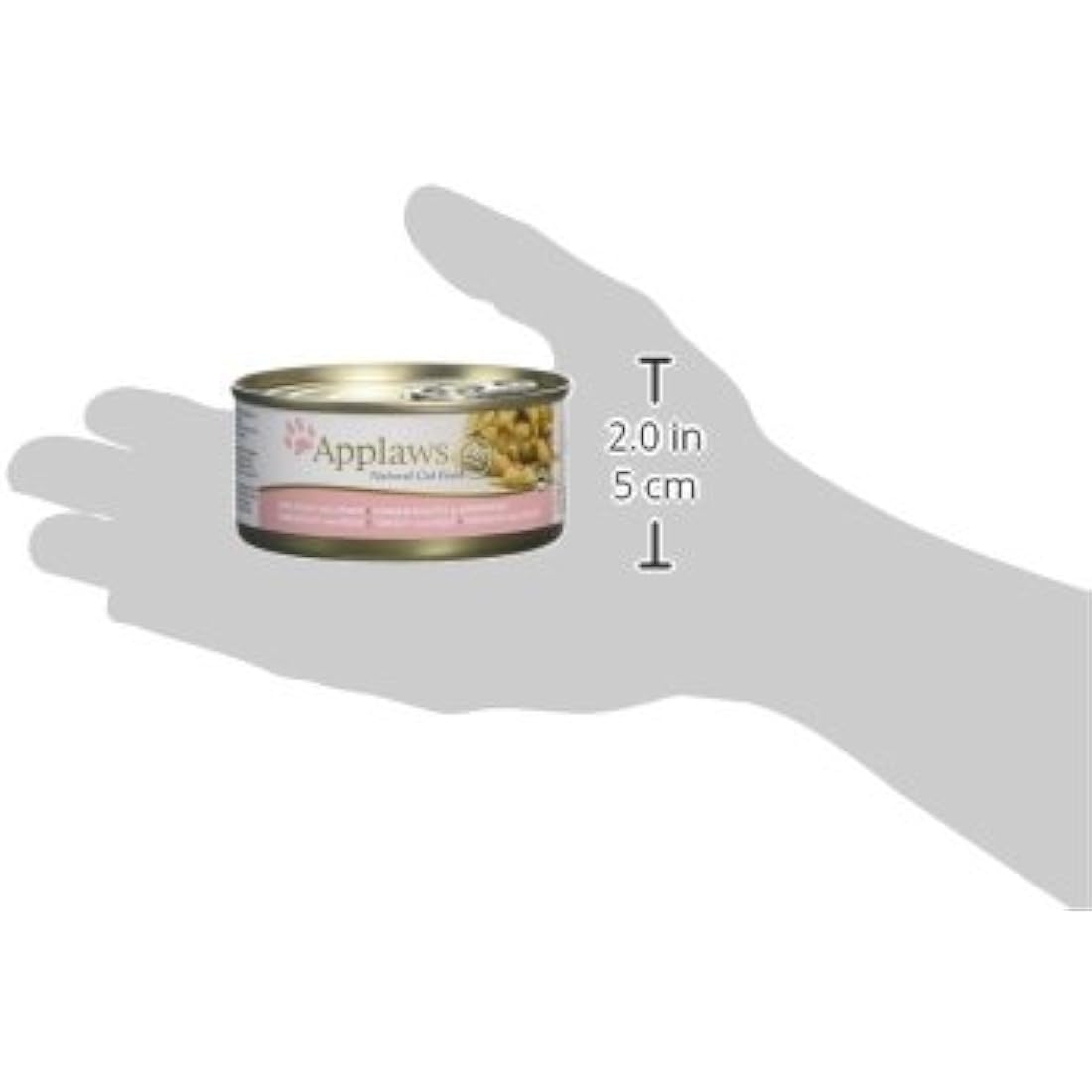 Applaws 100% Natural Wet Cat Food, Tuna Fillet with Prawn, 156g (Pack of 24)