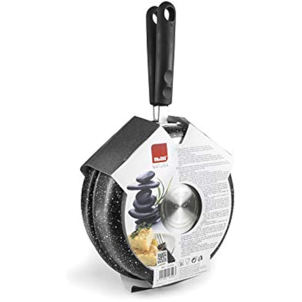 IBILI Natura Potato Omelette Pan, 20 cm, Aluminium, Stone-Style Non-Stick Coating, Suitable for Induction Hobs