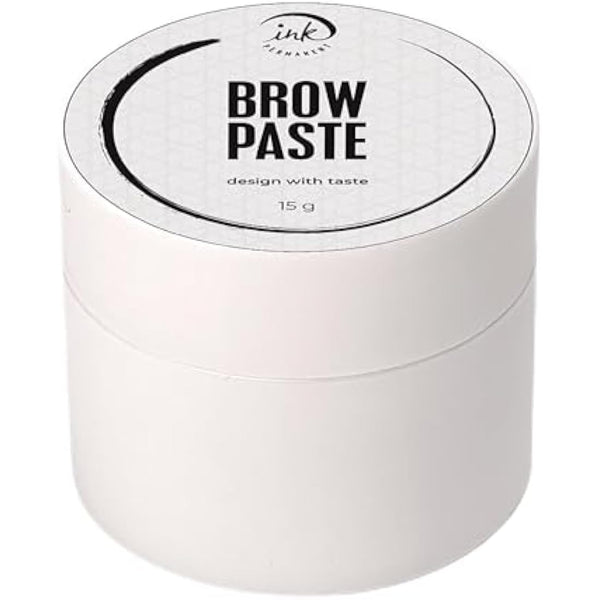 Eyebrow Mapping Kit with 30m White Mapping String, 15g White Brow Paste + 2 Eyebrow Brush Set, White Eyebrow Mapping Pencil, Pencil Shaper and Blades, 20 Mapping Ruler Stencils and Instructions