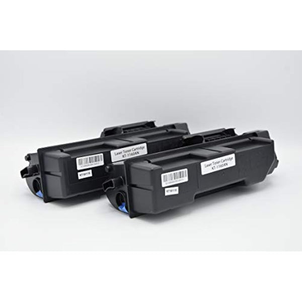 duston 2x TK1160, TK-1160 black toner compatible with Kyocera ECOSYS P2040dn P2040dw