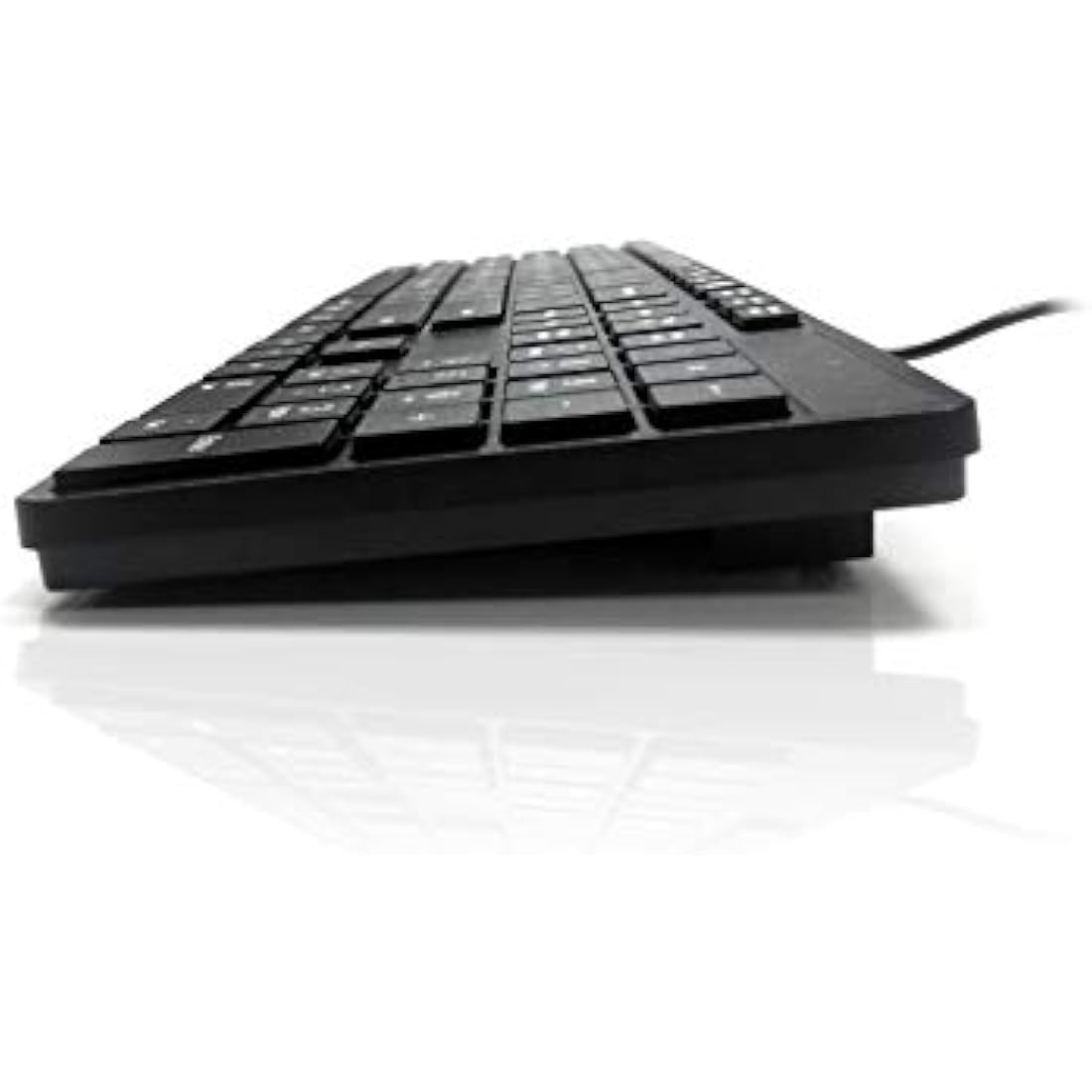 Accuratus 301 - USB Full Size, Super Slim Multimedia Keyboard with Square Modern Keys - Black,KYBAC301-UBLK