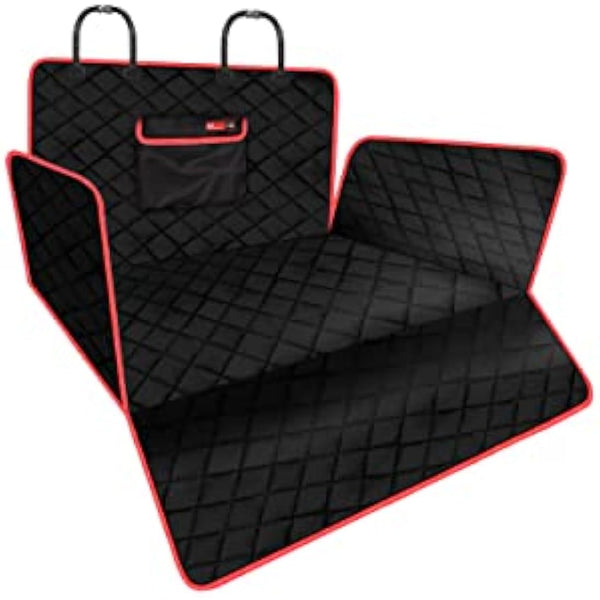 Just Pet Zone Dog Car Boot Protector – Quilted Waterproof, Nonslip Boot Mat with Bumper Flap, Machine Washable, for Cars & SUVs