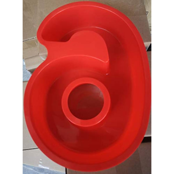 10 Inch 9 Pieces Large Size Number Moulds Baking Forms Silicone Cake Pan Number Cake Molds Tins 25.4cm