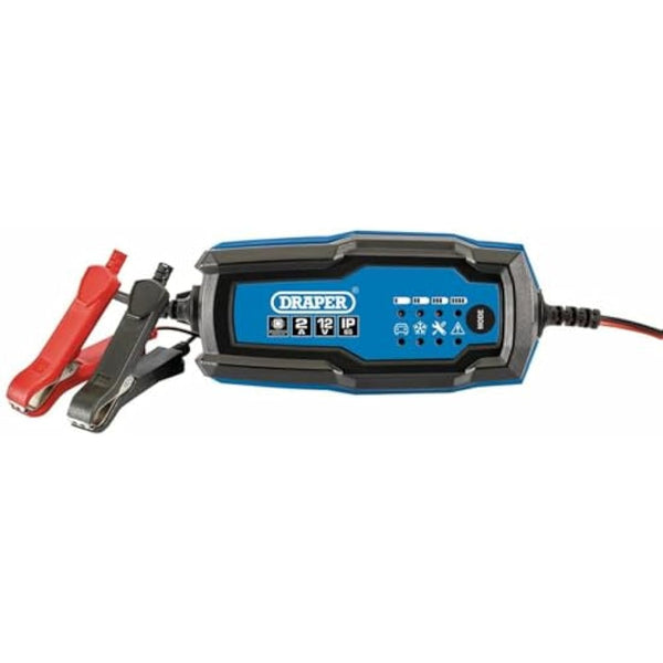 Draper 53488 12V Smart Charger and Battery Maintainer (2A)