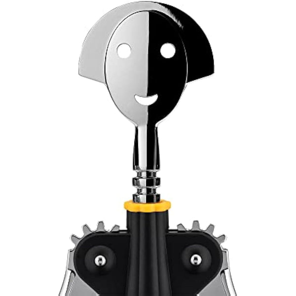 Alessi A di Alessi | AAM01B Anna G. Design Corkscrew, Resin and Chrome Zamak, Black