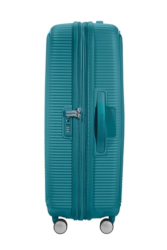 AMERICAN TOURISTER Soundbox - Spinner 67/24 Expandable Hand Luggage, 67 cm, 71.5 liters, Blue (Midnight Navy)