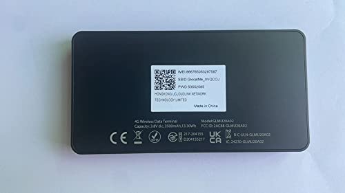 GlocalMe Duo Turbo Portable WiFi Hotspot, No SIM Card Needed, No contract and roaming fees, Dual modem mobile MiFi Device with Global 1GB Data, 4G LTE Router for Home or Travel in 200+ Countries