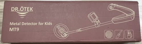 DR.ÖTEK Metal Detector for Kids, Waterproof with LCD Display and Buzzer, 60-76 cm Adjustable Stem, High Sensitivity, Lightweight Gold Detector, Ages 3-10