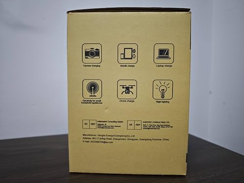 SinKeu Portable Power Station,27000mAh/99Wh Solar Generator with 230V/150W AC Outlet for Camping Emergency Outdoor Adventure Picnic Fishing Travel Party RV Trip(Solar Panel Not Included)