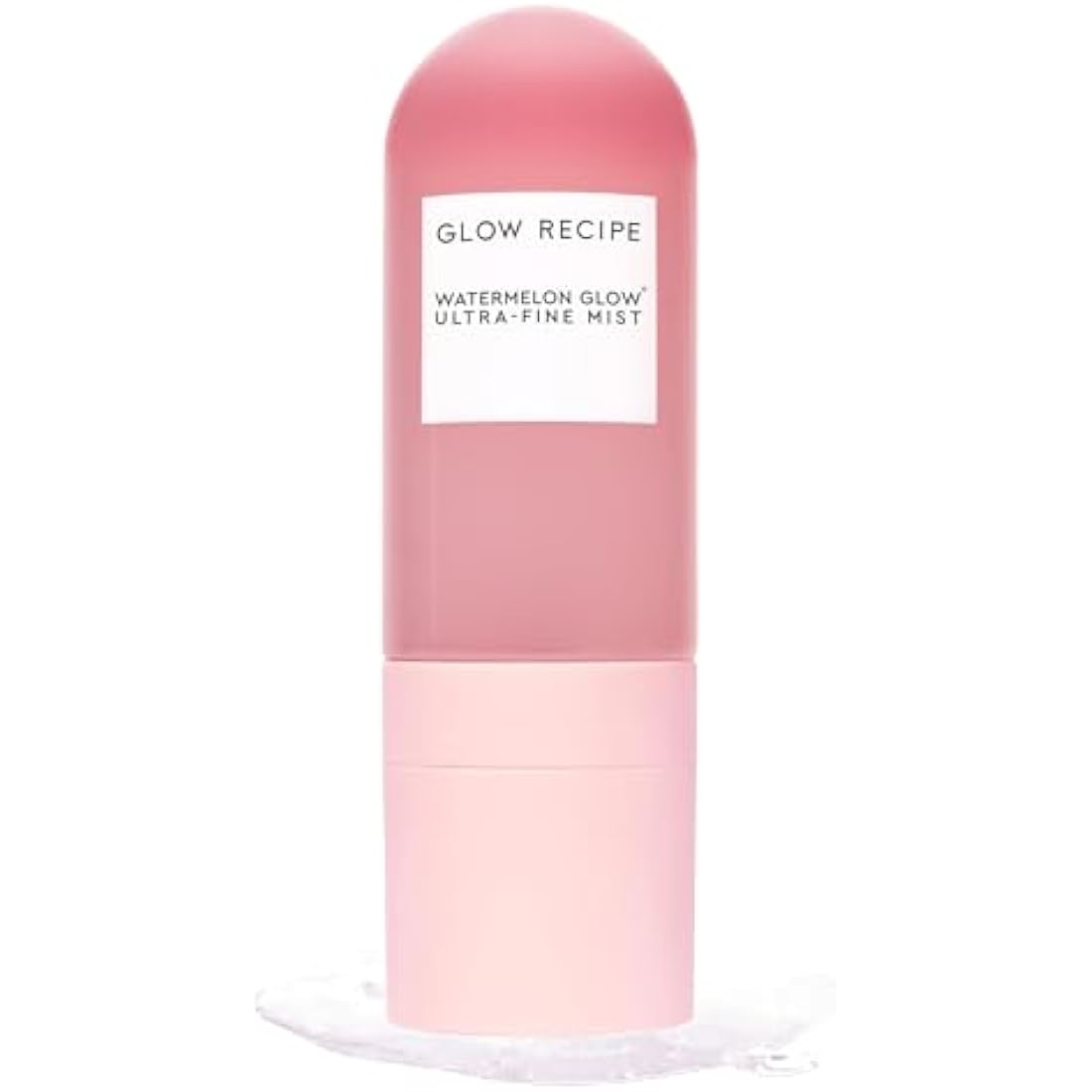 Glow Recipe Watermelon Glow Ultra-Fine Face Mist - Hyaluronic Acid Spray Moisturiser for Fresh, Glowing Skin - Hydrating Face Mist with Hibiscus AHA + Vitamin E - Glowing Skin Face Spray (75ml/2.5 oz)