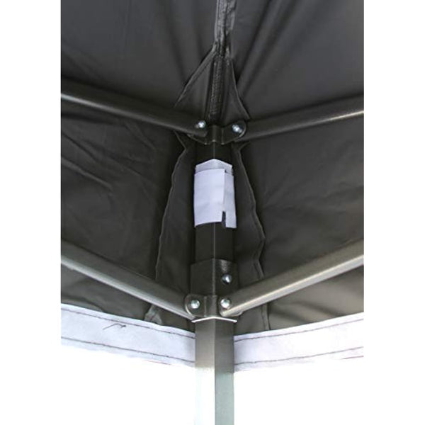 All Seasons Gazebos 2.5x2.5m Pop Up | Heavy Duty, Fully Waterproof High-Grade Materials (Black)