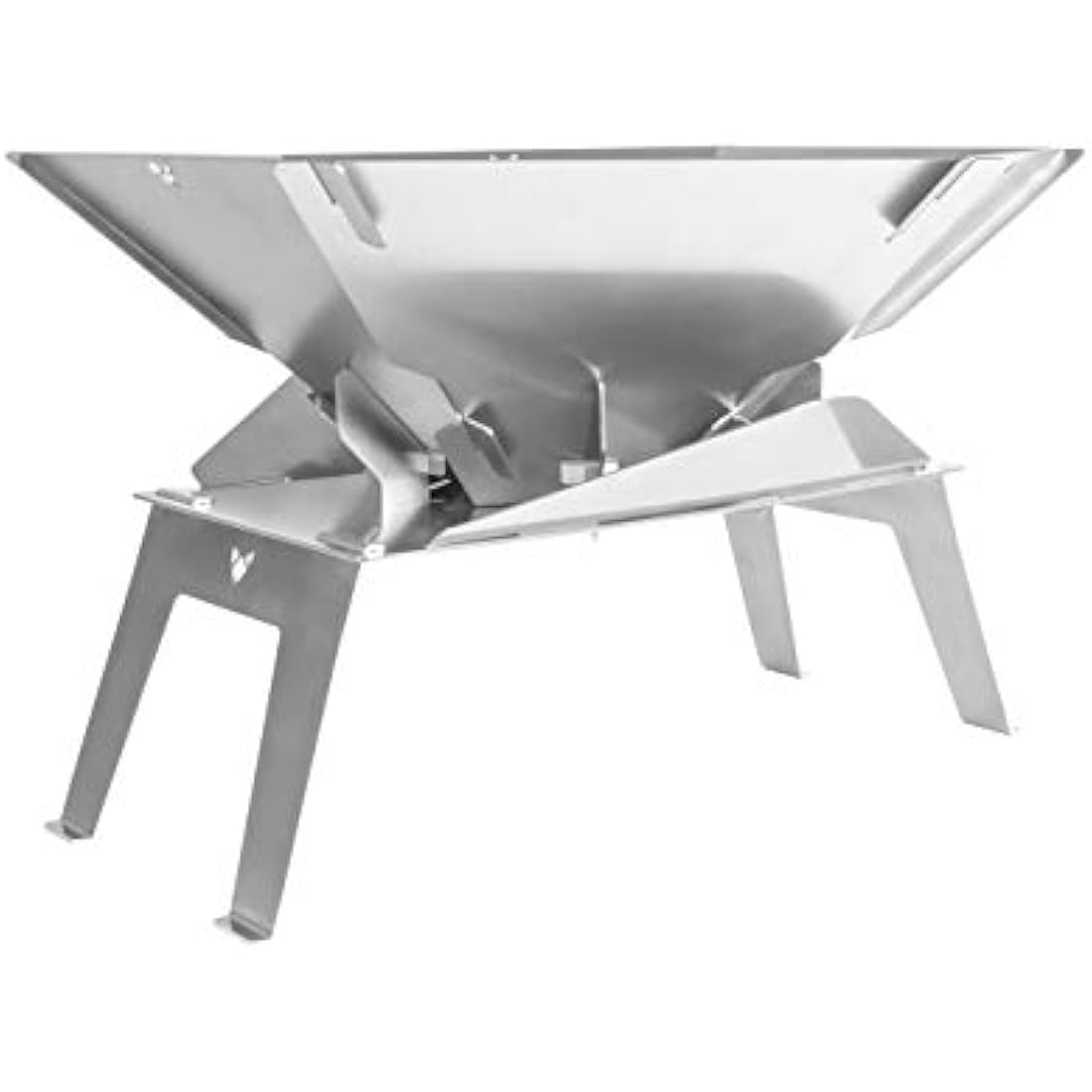 Hexagon STAND UP | Heat Protection < 100% stainless steel | Suitable for Camping, Van Life, Fishing or for in the Garden