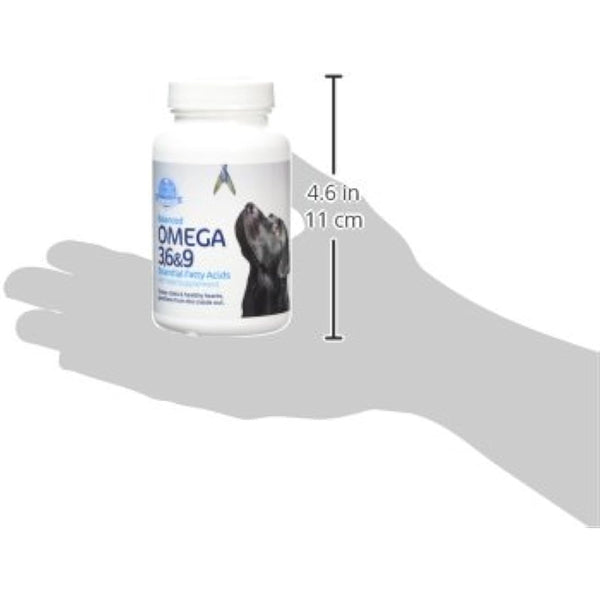 Imexa Balanced Omega 3, 6 and 9 Essential Fatty Acids Softgel Capsules for Dog 1000mg (Pack of 90)