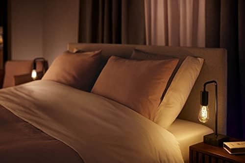 Philips Hue White Ambiance Filament ST64 Smart Light Bulb [E27 Edison Screw] with Bluetooth. Works with Alexa, Google Assistant and Apple Homekit