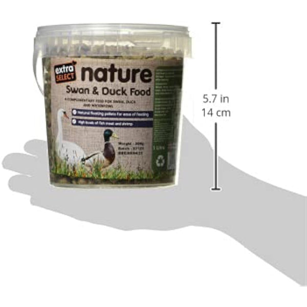 Extra Select Premium Floating Swan and Duck Feed, 1 Litre