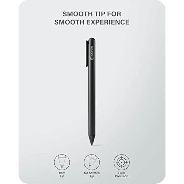 ALOGIC USI Active Stylus Pen, USI 1.0, 4096 Levels Pressure, Precision Design, Premium Build Quality, compatible with Chrome OS device Black ALUS19