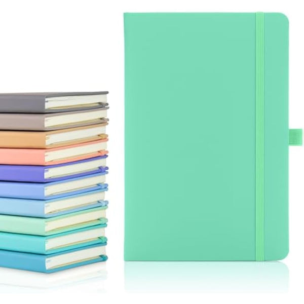 10 x Pastel Pack of Notes London A5 Notebook multipack sets with Lined Pages in a mix of pastel colours, Pen Loop and Expandable Paper Pocket Hardback Journal Note Book Notes (10 x Pastel Bulk Pack)