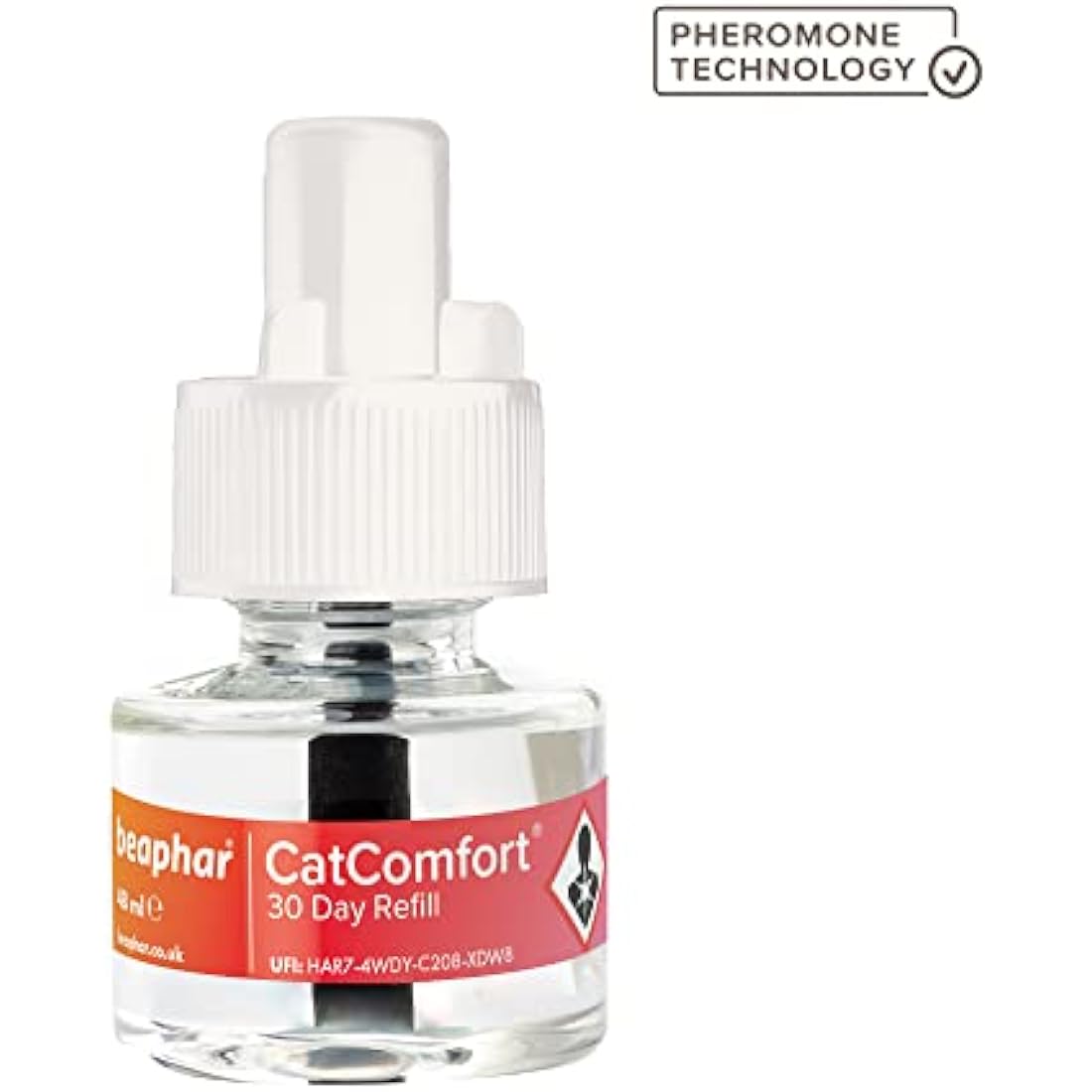 Beaphar | CatComfort Calming Diffuser Refill | Reduces Anxiety & Stress in Cats | Helps Ease Fear of Fireworks | Covers 70m² Area | Lasts Up To 30 Days