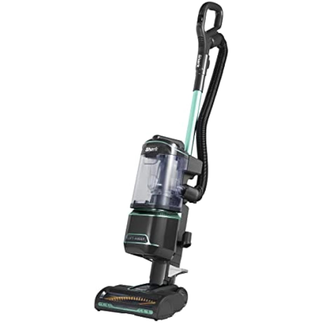 Shark Corded Upright Vacuum Cleaner 1.1L with Anti Hair Wrap Technology, LED Headlights, Lift-Away, Anti-Allergen, 8m Cord, 750W, 2 Attachments,Turquoise, NZ690UK