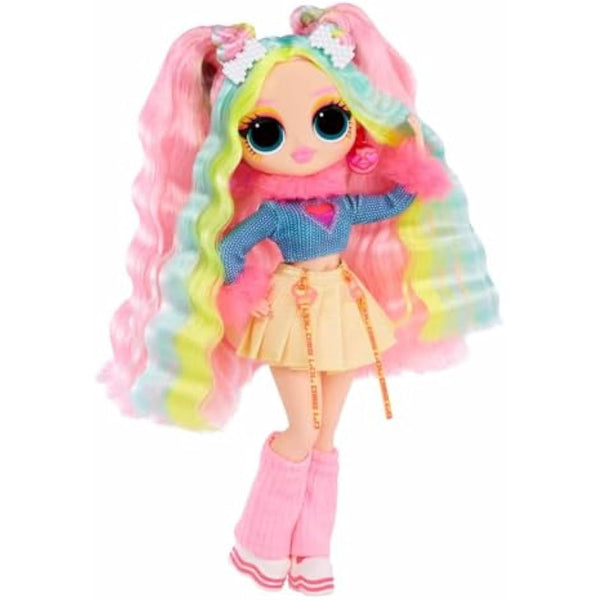 L.O.L. Surprise OMG Sunshine Makeover Fashion Doll - BUBBLEGUM DJ - Includes UV Colour Change in the Sun, Multiple Surprises, and Fabulous Accessories - Great Gift for Kids Ages 4+