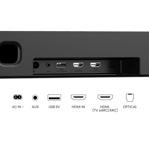 Hisense AX5125H 5.1.2 Channel 500W Dolby Atmos Soundbar with Wireless Subwoofer& Up Firing Speakers& Turly Wireless Rear Speakers