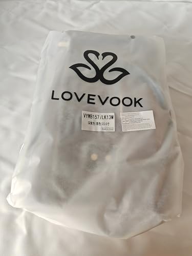 LOVEVOOK Laptop Backpack Women 15.6 inch, Work Bags for Womens, School Computer Bag with USB Port for Business College Travel, Rucksack for Teacher Nurse,BeigeGrey